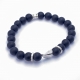 Onyx matt, echt Silber Armband Armband