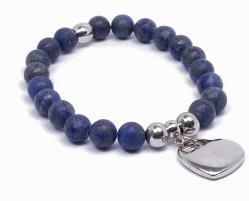 Lapislazuli matt Armband Armband