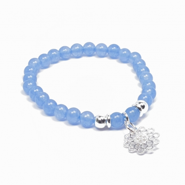 Chalcedon echt Silber Armband Armband