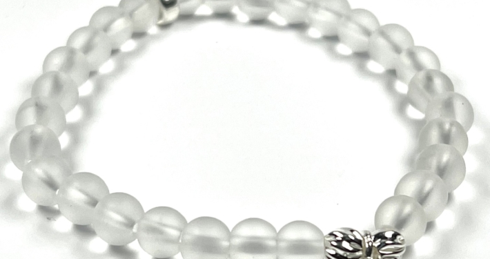 Bergkristall matt Armband
