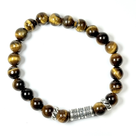 Tigerauge echt Silber Armband Armband